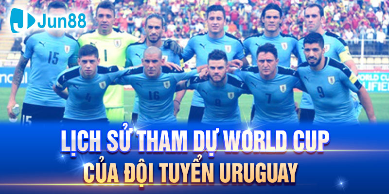 Đội tuyển Uruguay là nước đầu tiên vô địch World Cup