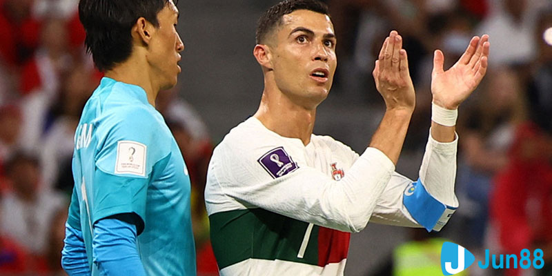Ronaldo đã bỏ lỡ nhiều cơ hội trong trận Bồ Đào Nha vs Hàn Quốc